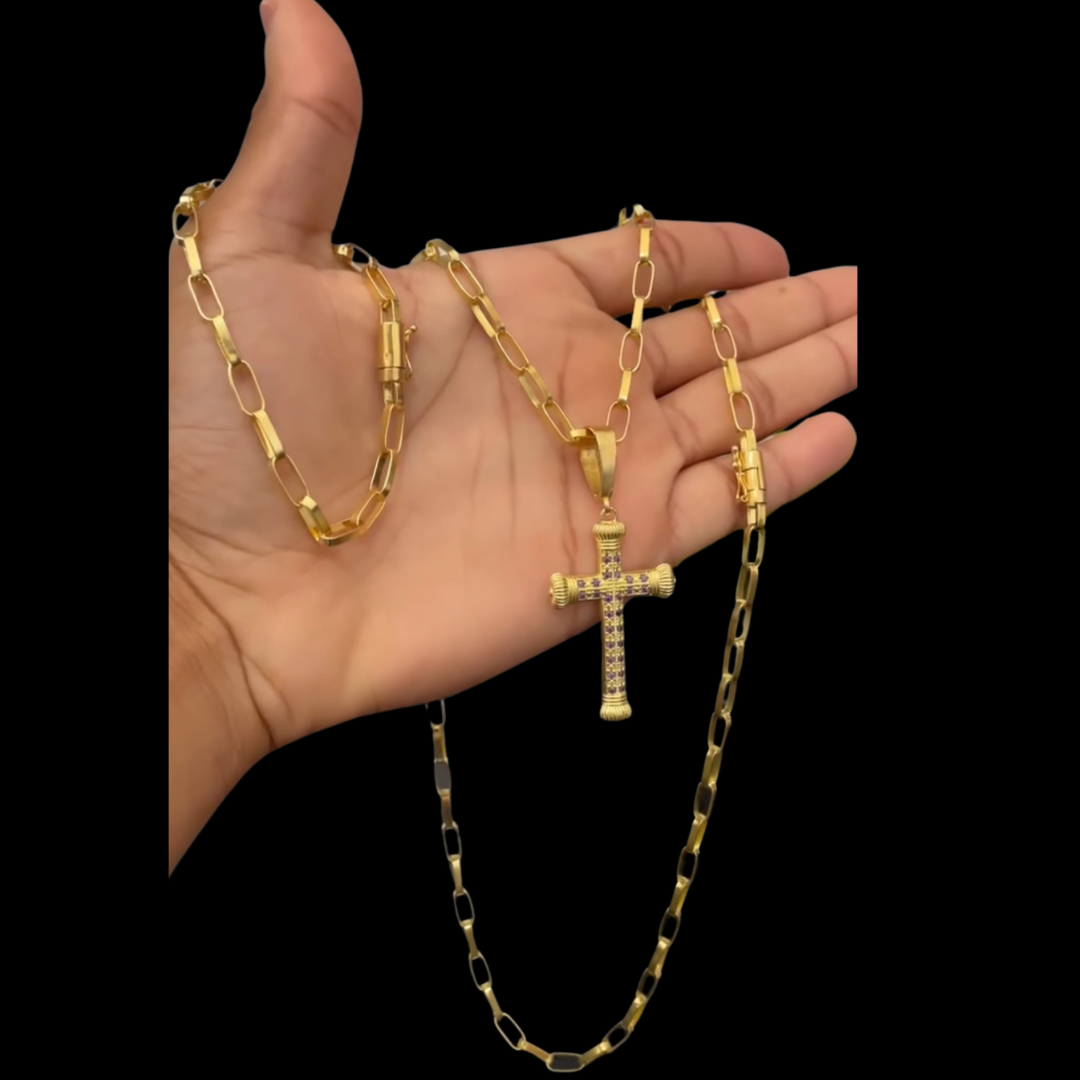 CORRENTINHA ELO CARTIER + PULSEIRA + PINGENTE