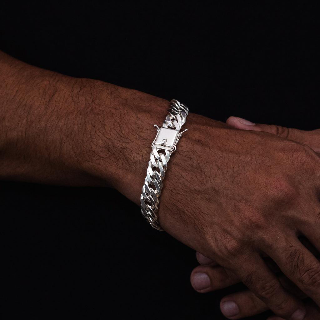 Pulseira Grumet Dupla 13mm - Prata 925