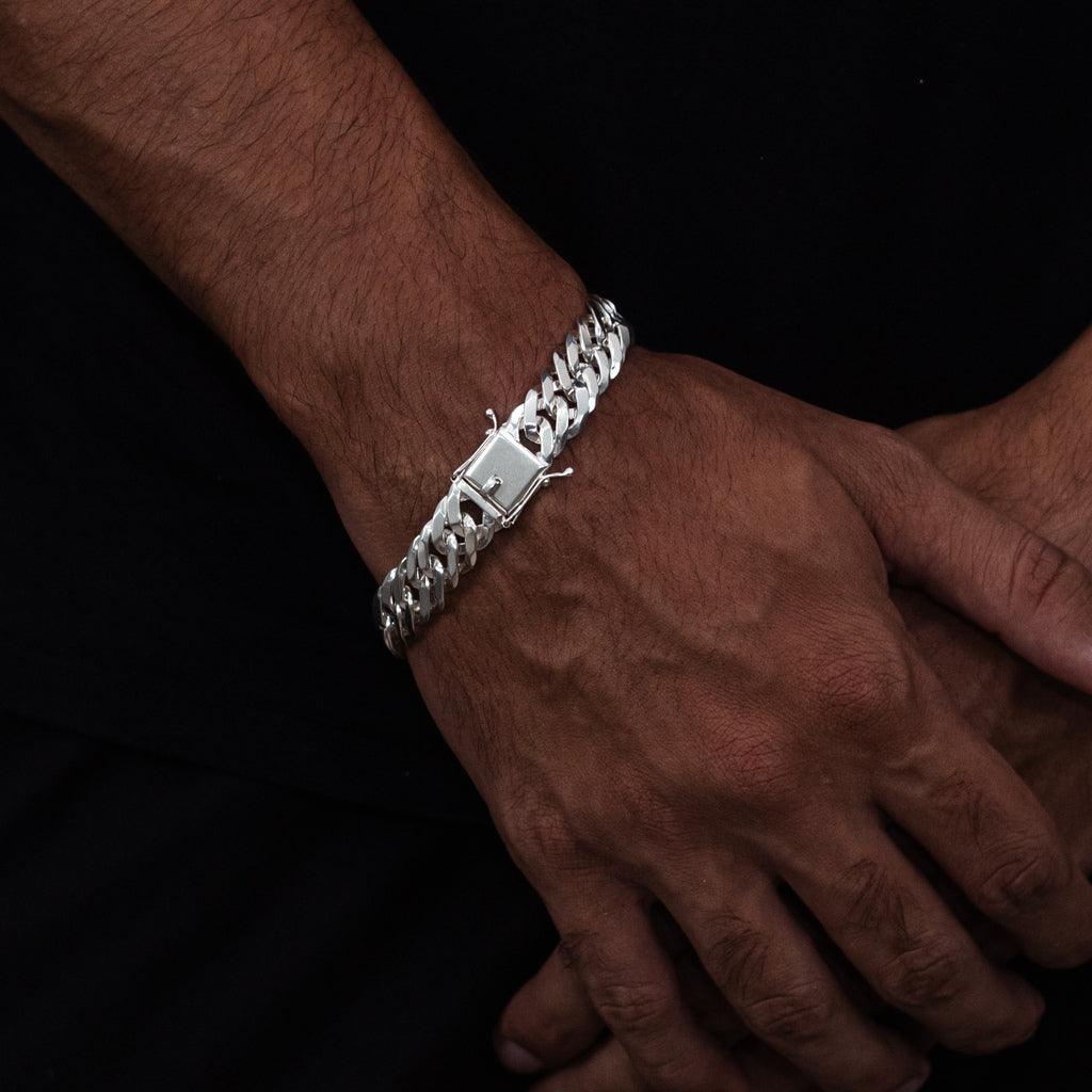 Pulseira Grumet Dupla 13mm - Prata 925