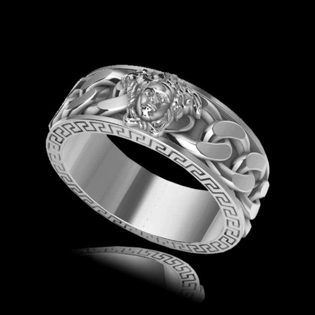 Anel Medusa Exclusivo - Prata 925