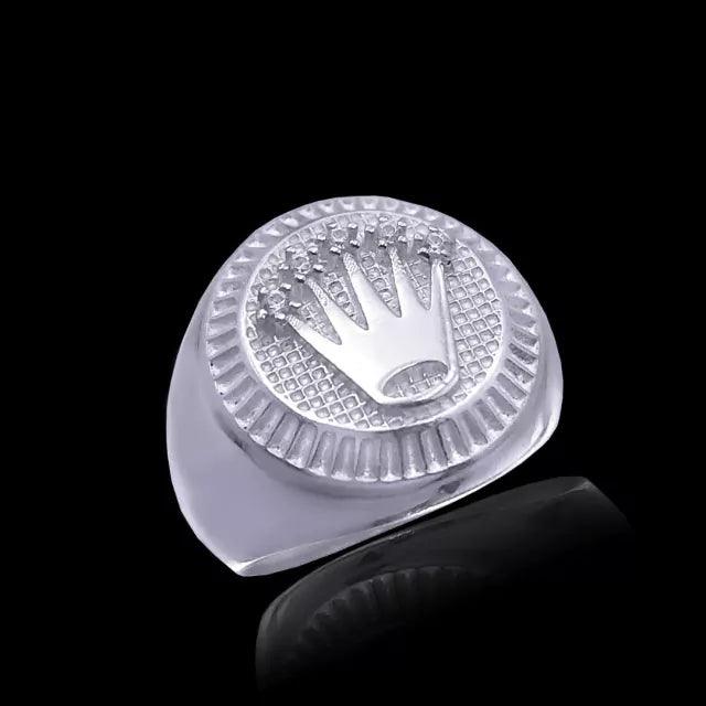 ANEL ROLEX CLÁSSICO - Lançamento exclusivo - Prata 950