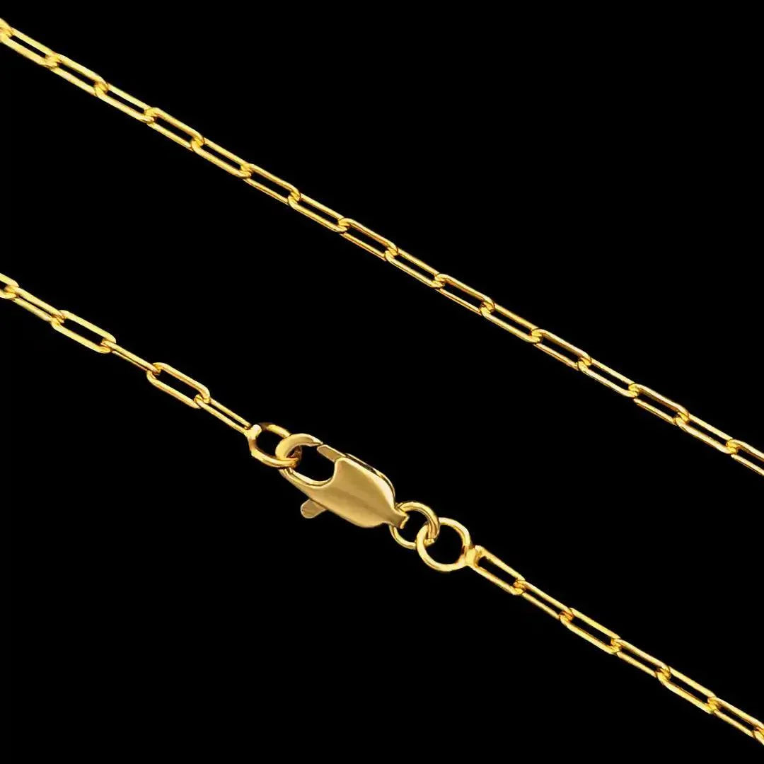 Corrente Cartier Long 2mm Banhado a Ouro 18k