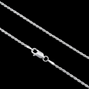 Corrente Elo Baiano 1,8mm 50 centímetros de Prata 925