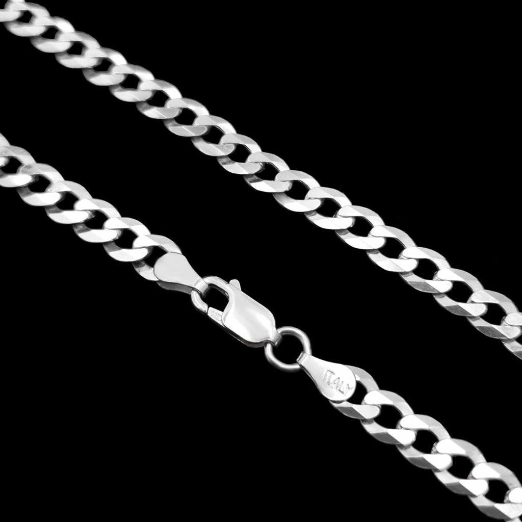 Corrente Masculina de Prata Grumet Escama 5,8mm 70cm
