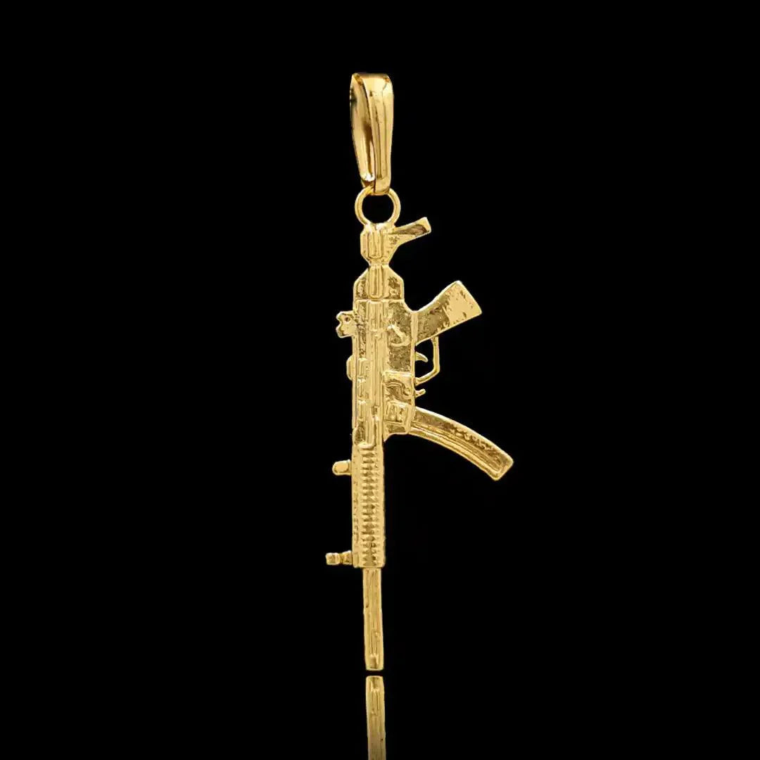 Pingente Army Banhado a Ouro 18k