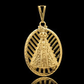 Pingente Nossa Sra. Aparecida Banhado a Ouro 18k