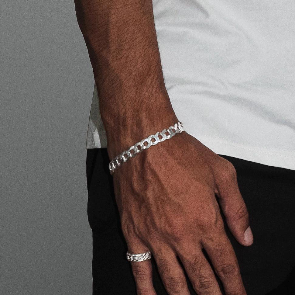 PULSEIRA ESCAMA 9mm - Prata 925