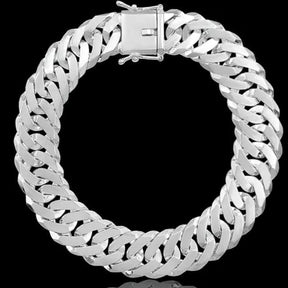 Pulseira Grumet Dupla 13mm - Prata 925