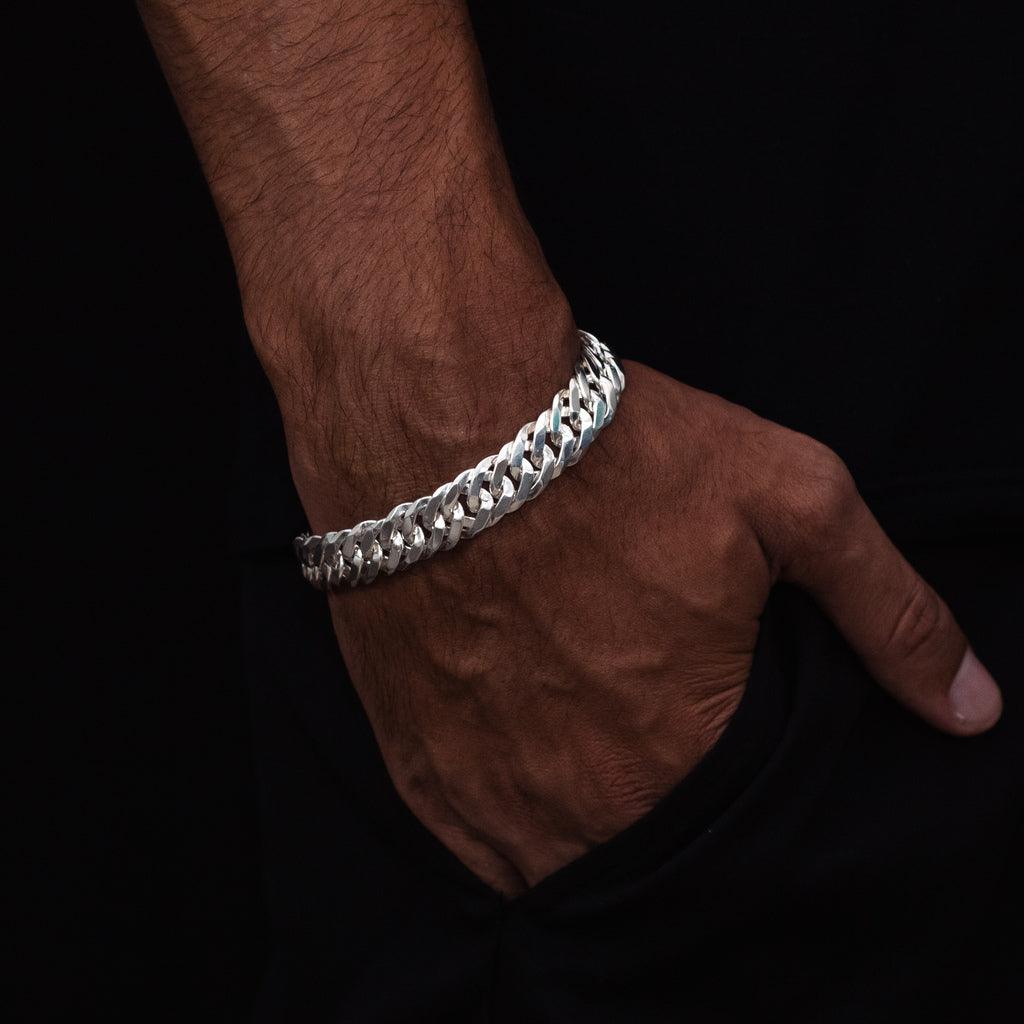 Pulseira Grumet Dupla 13mm - Prata 925