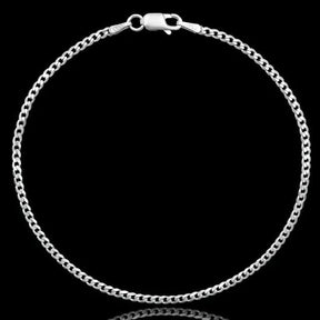 Pulseira Grumet Escama 2mm - Prata 925