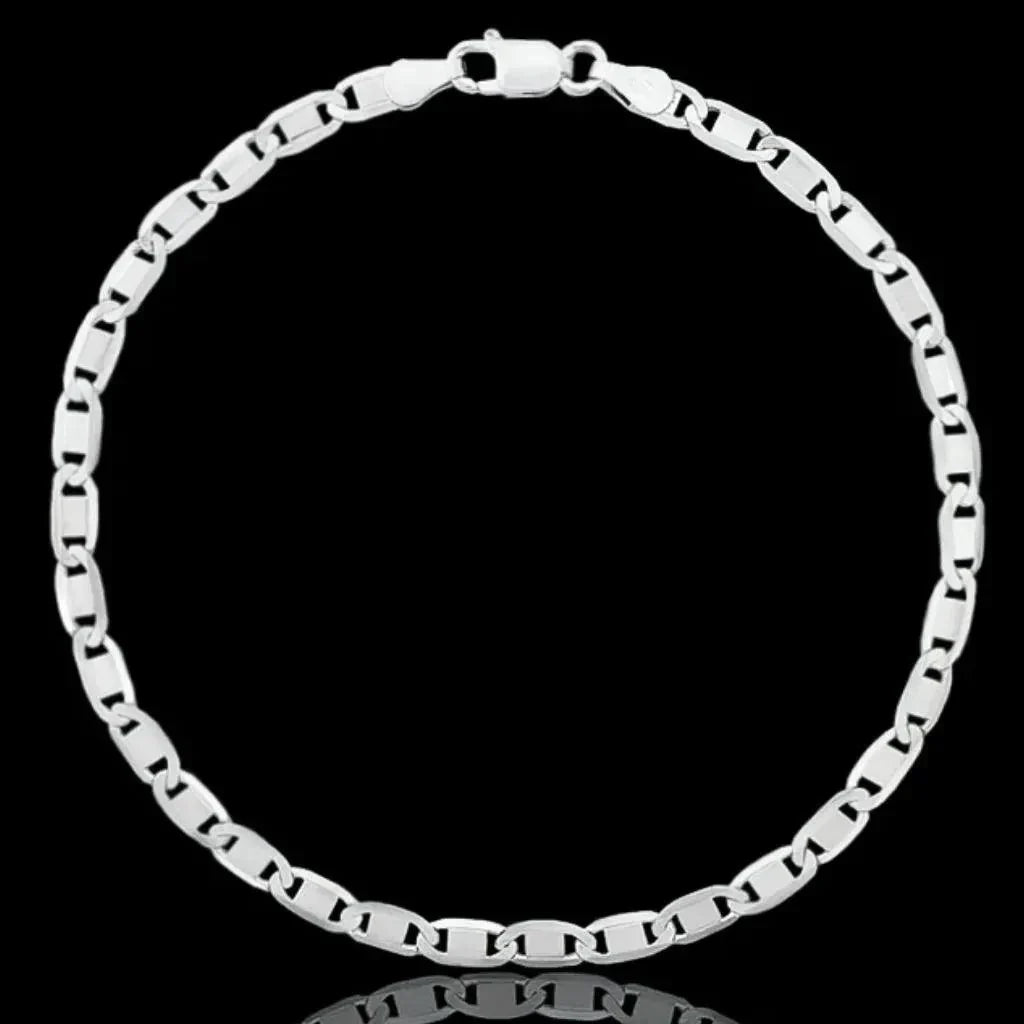 Pulseira Piastrine 4mm - Prata 925