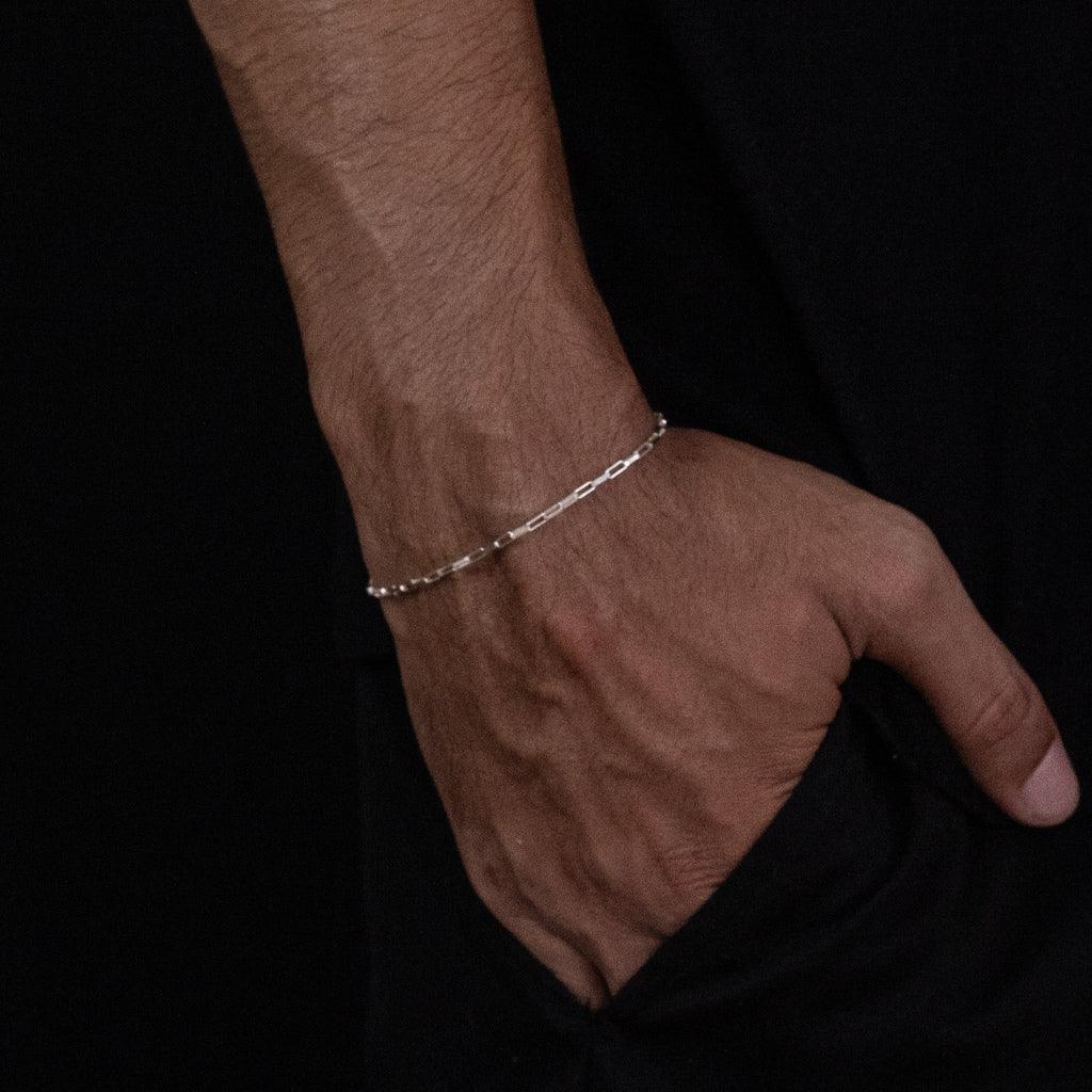 Pulseira Tijolinho 2mm - Prata 925