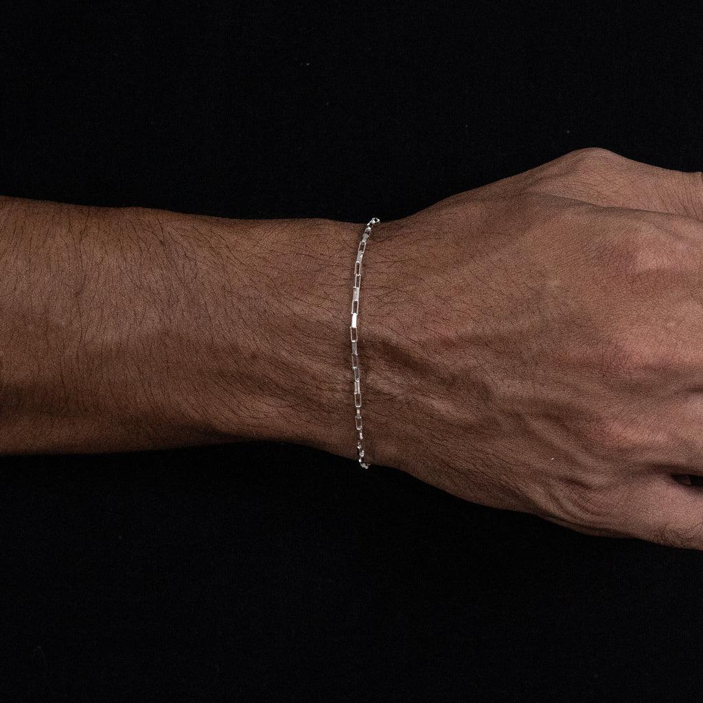 Pulseira Tijolinho 2mm - Prata 925